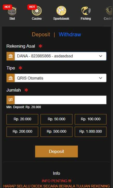 cara deposit Situs Slot K5555 Gacor